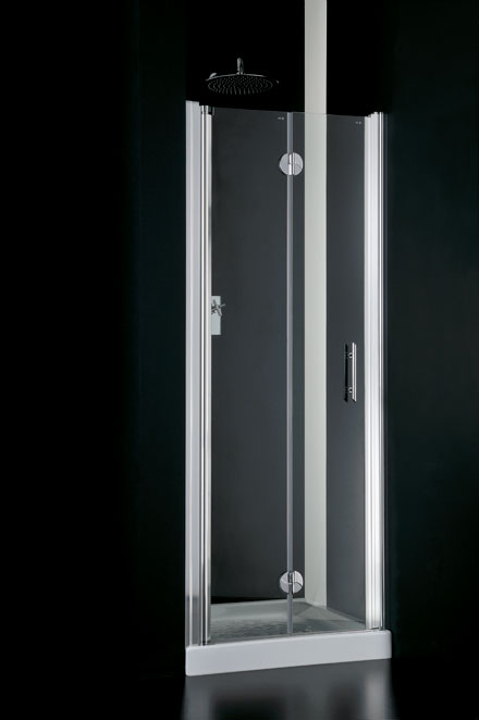 Hopa Space zuhanyajtó (Króm (balos), 66-69 x 190 cm, Sima)