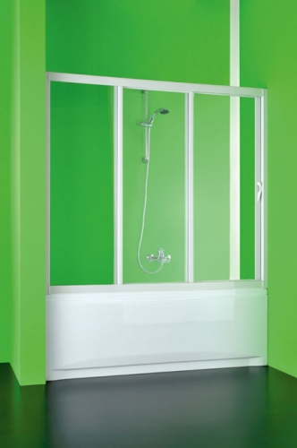 Hopa Vasca Maestro Tre kádparaván (Fehér, Plexiüveg, 150-140 x 152 cm, #BSVMT15P)