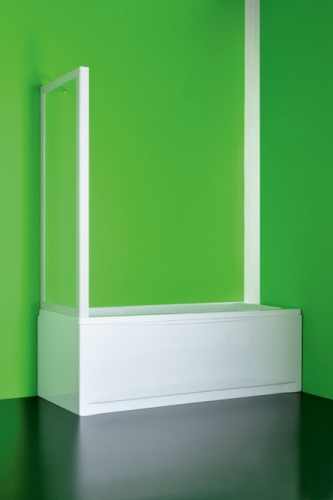 Hopa Sopravasca Fisso CC kádfal (Fehér, Plexiüveg, 87-90 x 150 cm, #BSSVF90CCP)