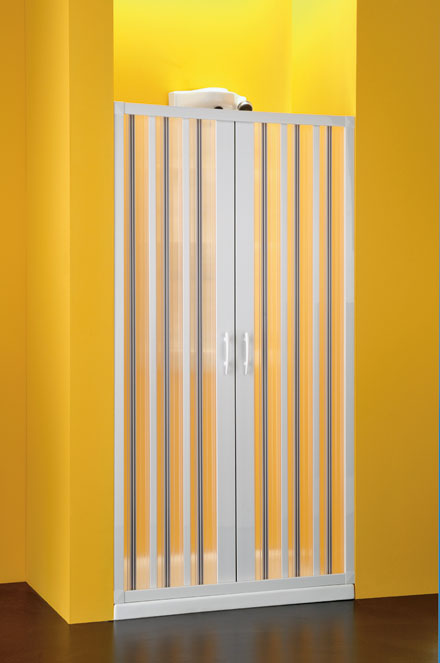 Hopa Sirio zuhanyajtó (Műanyag, Fehér (S), 140-80 x 188 cm)