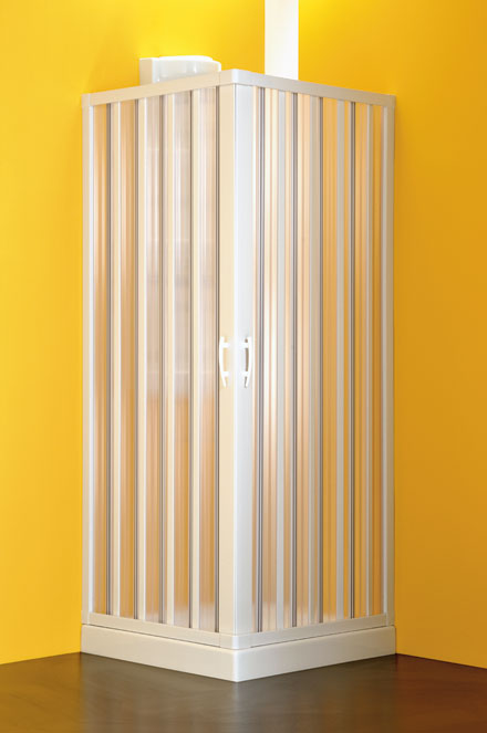 Hopa Kappa négyszög alapú zuhanykabin (100-80 x 100-80 x 188 cm, Fehér, Műanyag)