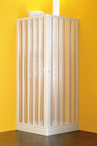 Hopa Kappa négyszög alapú zuhanykabin (100-80 x 100-80 x 188 cm, Fehér, Műanyag)