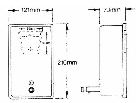 Nofer Miha rozsdamentes függőleges szappanadagoló 1200 ml (Színterezett fehér, 03001.W)