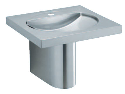 Teka-Portinox HW204/HW205 rozsdamentes fali kézmosó (Csiszolt felületű, 460 x 460 x 360 mm, HW205)