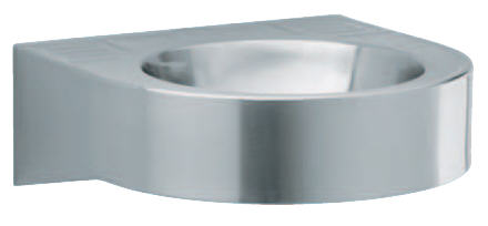 Teka-Portinox HW206/HW221 rozsdamentes fali kézmosó (500 x 500 x 190 mm, Csiszolt felületű, HW221)