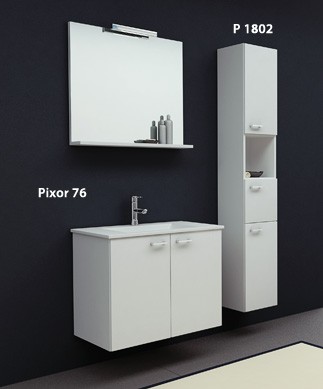 Kolpa-San Q-Line Pixor 76 fürdőszobabútor (Fehér, #Pixor 76)