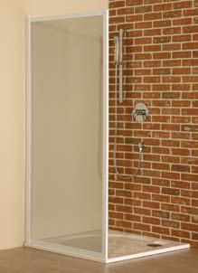 Roltechnik Classic Line CDB/900 zuhanyfal (fehér, Transparent, 860-920 mm, #330-9000000-04-02)