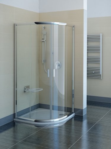 Ravak Blix BLCP4 negyedköríves zuhanykabin (90x90 cm, fehér, Transparent, #3B270100Z1)