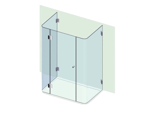 Varioglass Signum 524 Zuhanykabin (130x90 cm)