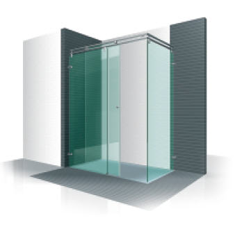 Varioglass Vendum V21 tolóajtós zuhanykabin víztiszta üveg (180x90 cm)