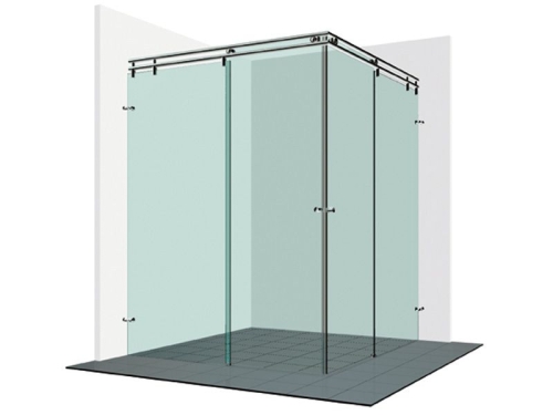 Varioglass Vendum V22 tolóajtós zuhanykabin víztiszta üveg (90x90 cm)