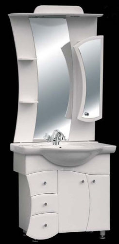 Guido Trend 85 fürdőszobabútor (magasfényű fehér)