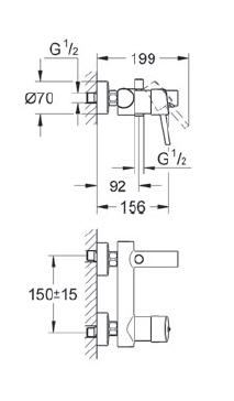 Grohe Concetto egykaros kádcsaptelep 32211 001 (32211001)