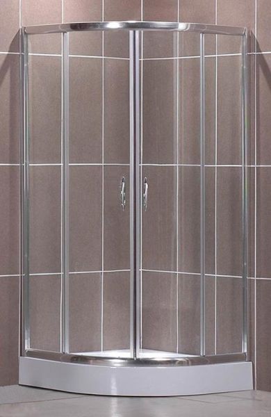 Roltechnik Dallas negyedköríves zuhanykabin (Transparent, brillant, 885-905 mm)