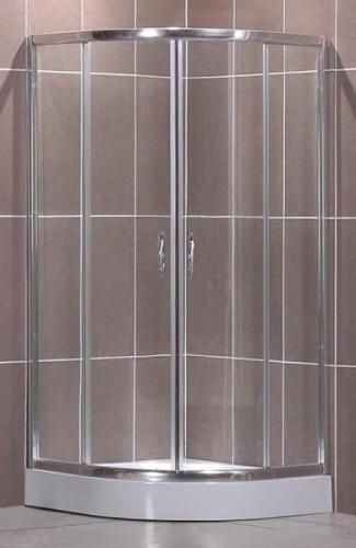 Roltechnik Dallas negyedköríves zuhanykabin (Transparent, brillant, 885-905 mm)