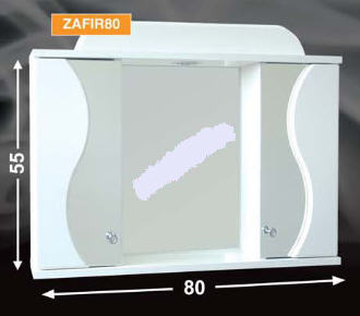 Guido Zafir 80 tükrös fürdőszobaszekrény (fehér)