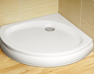 Radaway Patmos B 90x90 negyedköríves zuhanytálca szifonnal (4T99155-03)
