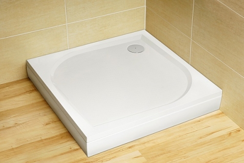 Radaway Paros C szögletes öntöttmárvány zuhanytálca (előlapos, 90x90 cm, #MBC9090-03-1+MOC9090-03-1)