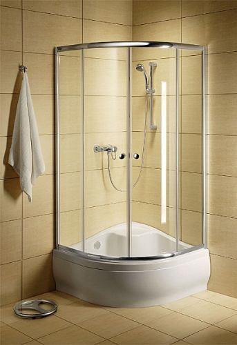 Radaway Dolphi Classic A1700 90x90 negyedköríves zuhanykabin (króm, 90x90x170 cm, Grafit, #30001-01-05)