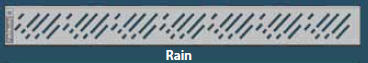 Radaway Rain zuhanyfolyóka rács (105 cm)