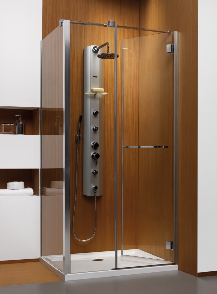 Radaway Carena KDJ 90x90 szögletes zuhanykabin (90x90x195 cm / balos, króm, Barna, #34402-01-08NL)