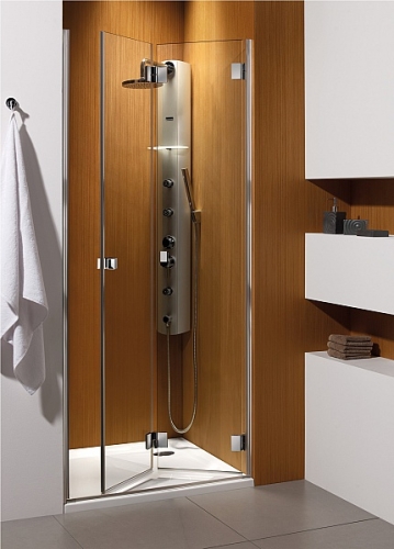 Radaway Carena DWB 80 zuhanyajtó (80x195 cm / jobbos, króm, Átlátszó, #34512-01-01NR)