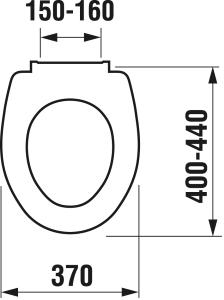 Jika Zeta termoplaszt wc ülőke H8932710000001 (8.9327.1.000.000.1)