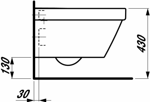 Laufen Lb3 fali wc mély öblítéssel 8.2068.0.000.000.1 (H8206800000001)