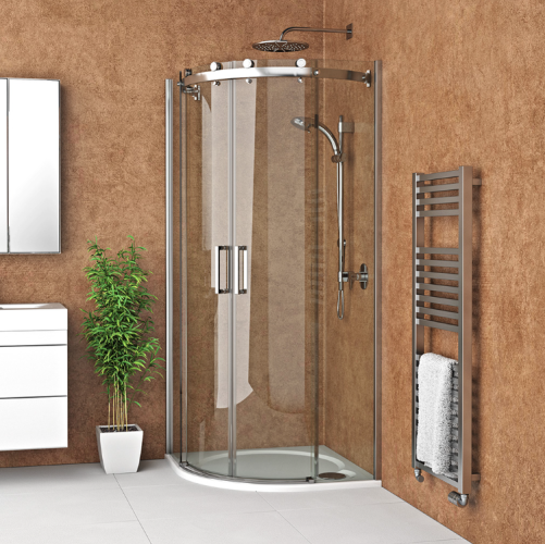 Roltechnik Ambient Line AMR2N/900 negyedköríves zuhanykabin (90x90 cm, brillant, transparent, 624-9000000-00-02)