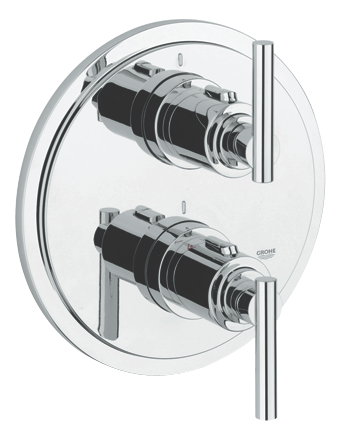 Grohe Atrio falsík alatti termosztátos zuhanycsaptelep külső rész 19398 000 (19398000)