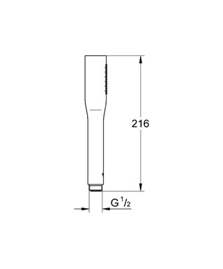 Grohe Euphoria Stick Cosmopolitan kézizuhany 9,5 liter 27400 000 (27400000)