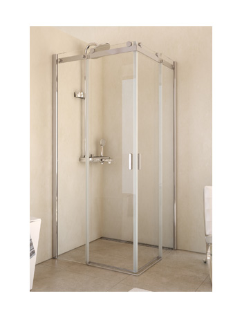 Riho Baltic B207 téglalap alapú zuhanykabin 90x80 cm transparent, króm (GE1001700) G002007120