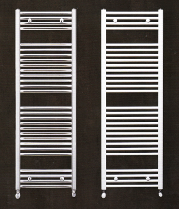 Zehnder Aura egyenes króm fürdőszobai csőradiátor (418 W, 500x1217 mm, #PBCZ 1200x500) PBCZ-120-050