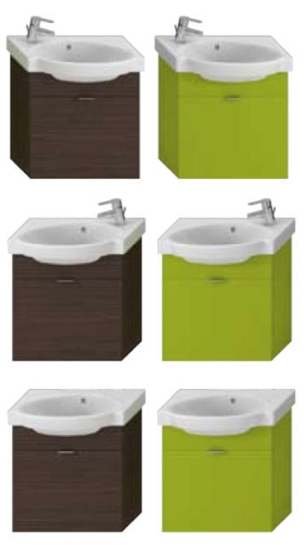 Jika Tigo 55x37 cm mosdó csaplyuk nélkül H8102120001091 (8.1021.2.000.109.1)