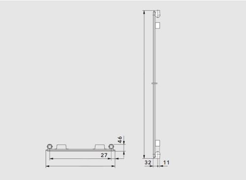 Vogel & Noot Vonova 10 (BT46) 600 mm magas kompakt radiátor (fehér, 600x400 mm, 317)