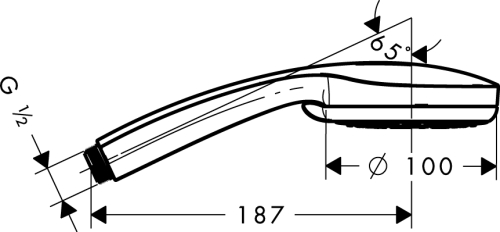 Hansgrohe Croma 100 Multi kézizuhany 28536 000 (28536000)