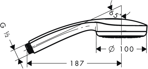 Hansgrohe Croma 100 1jet kézizuhany 28580 000 (28580000)