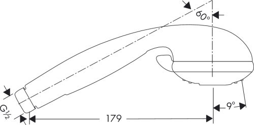 Hansgrohe Croma 3jet króm kézizuhany 28573 000 (28573000)