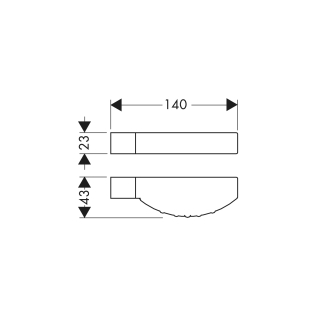Hansgrohe CasettaD szappantartó 28664 000 (28664000)
