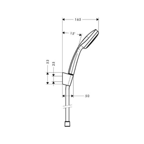 Hansgrohe Croma 100 Mono/Porter’S kádszett 1,6 m 27575 000 (27575000)