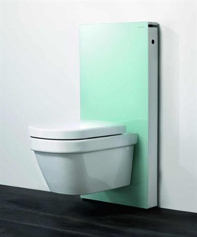 Geberit Monolith 131.021.SK.1 menta zöld üveg álló wc tartály fali wc-hez