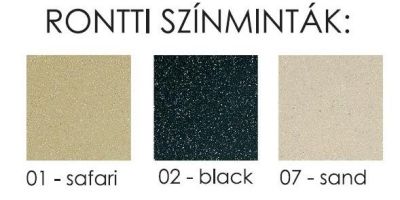 Marmorin Lukka 2 medencés gránit mosogató (safari)