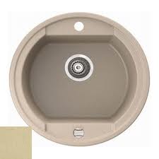 Marmorin Otago kerek gránit mosogató (metál fekete)