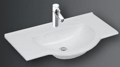 Marmorin Citi Bis 70/80/100 öntött márvány mosdó (80x44x35, fehér)