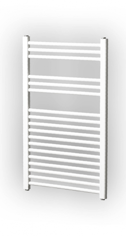 Radeco Dora AD7-600/P D profilos egyenes típusú törölközőszárítós csőradiátor (1175 W, fehér, 1630x650 mm)