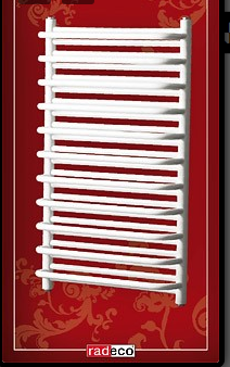 Radeco A 400 törölközőszárítós csőradiátor (1050 W, fehér, 1630x435 mm, #A7-400/2)