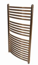 Radeco A/L 500 íves króm törölközőszárítós csőradiátor (610 W, króm, 1250x535 mm, #A5-500/L/Cr)
