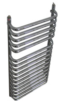Radeco A/U 600 króm törölközőszárítós csőradiátor (1020 W, króm, 1440x635 mm, #A6-600/U/Cr)
