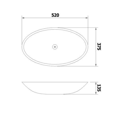 Sapho BEAUTY PURE 52x37,5 cm ovális üvegmosdó, átlátszó 2501-12