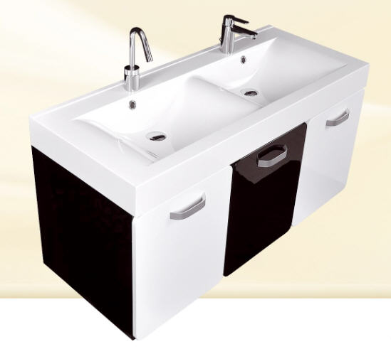 Infinity Future 1200 fürdőszobabútor dupla mosdóval